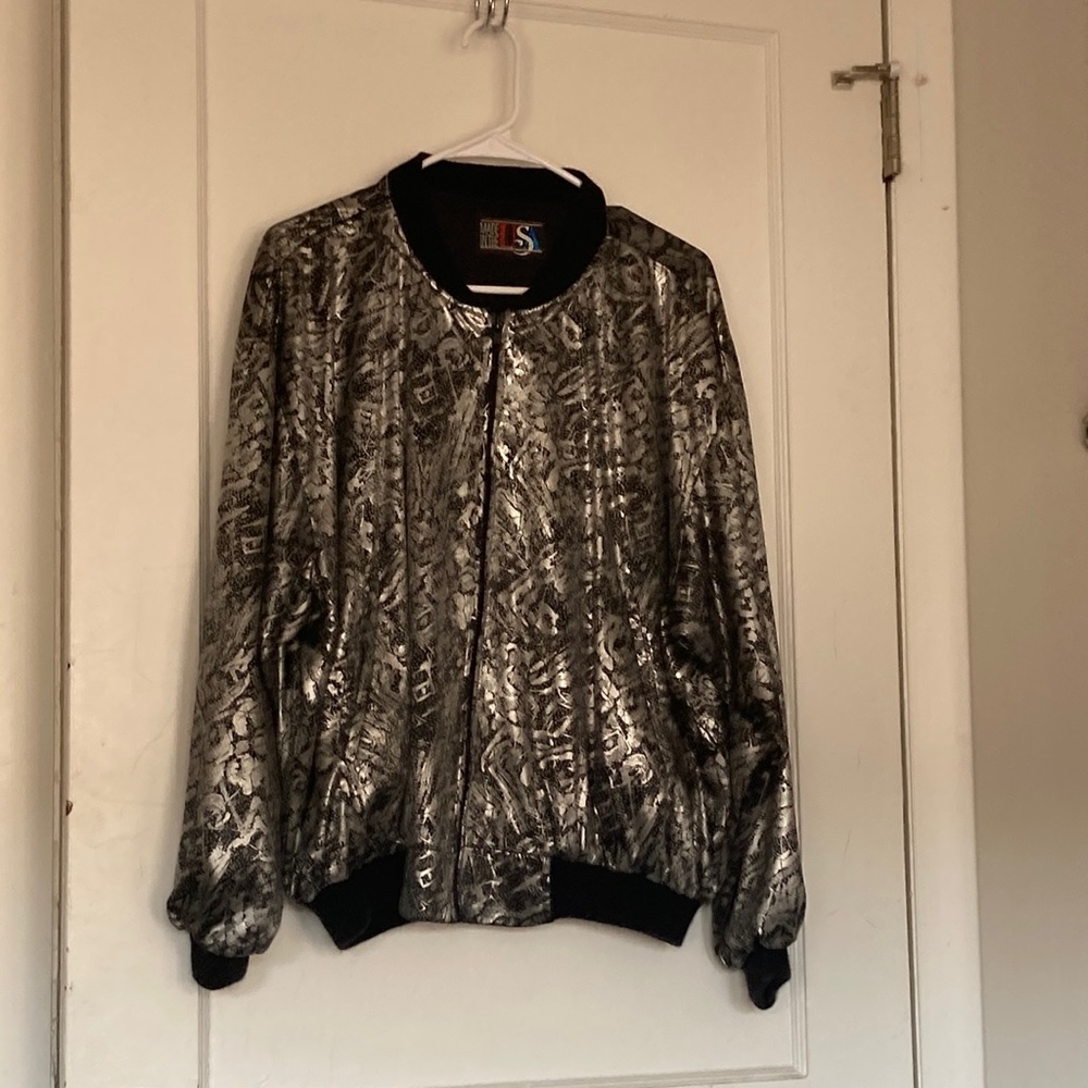 Vintage metallic jacket.